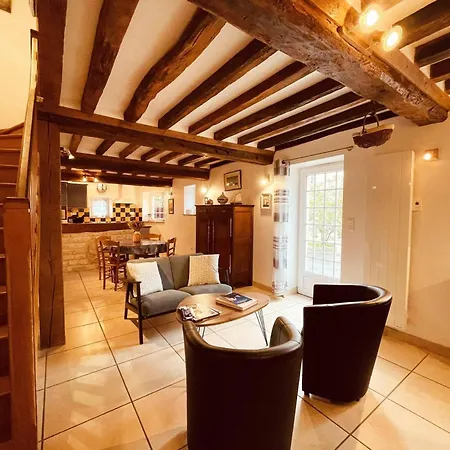 Charmante Maison Normande Avec Wi-fi, Proche Haras Du Pin - Fr-1-497-217 בית כפרי *