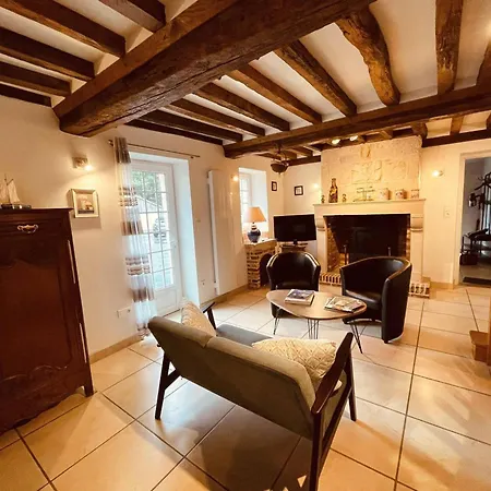Charmante Maison Normande Avec Wi-fi, Proche Haras Du Pin - Fr-1-497-217 בית כפרי Goulet