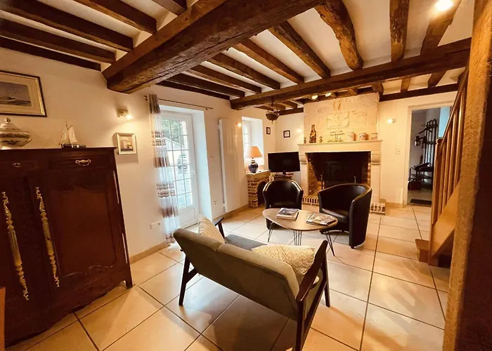 Charmante Maison Normande Avec Wi-fi, Proche Haras Du Pin - Fr-1-497-217 Feriehus Goulet